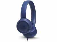JBL Tune 500 On-Ear-Kopfhörer, kabelgebunden, Blau
