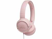 JBL Tune500 On-Ear Kopfhörer mit Kabel in Pink – Ohrhörer mit