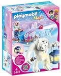 PLAYMOBIL Magic 9473 Schneetroll mit Schlitten und Lichteffekt, Ab 4 Jahren