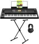 Korg EK-50 Keyboard Set (Entertainter Keyboard mit 61 Tasten, 702 Sounds, 41 Drumkits