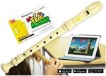 Voggenreiter Blockfl&ouml;te aus Kunststoff f&uuml;r Kinder ab 6 Jahre inkl. Flute Master