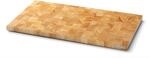 Continenta Schneidebrett Stirnholz 54 x 29 x2 ,7cm aus Gummibaumholz, mit vier