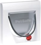 PetSafe Katzenklappe mit 4 Verriegelungsm&ouml;glichkeiten, Wei&szlig; | Manuelle