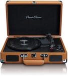 Lenco Classic Phono TT-10BN - Koffer-Plattenspieler mit Lautsprechern - Automatische