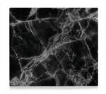 Zeller Herdabdeckplatte, Metall, Marmor schwarz 56 x 50 x 1 cm