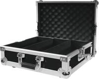 ROADINGER CD-Case Profi schwarz | Professionelles Flightcase f&uuml;r bis zu 100 CDs