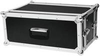 Roadinger Effektrack CO DD, 4HE, 24cm tief, schwarz f&uuml;r 483-mm-Steuer- und