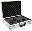 ROADINGER Universal-Koffer-Case FOAM, silber | Flightcase mit Schaumeinlage, 420 x