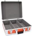 ROADINGER CD-Case ALU Digital-Booking abgerundet rt | CD-Case in rotem