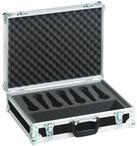 ROADINGER Mikrofon-Case Road 7 Mikrofone schwarz | Flightcase f&uuml;r Mikrofone