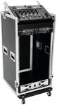 ROADINGER Spezial-Kombi-Case Profi, 20HE mit Rollen | Flightcase mit Rollen