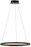 Paul Neuhaus LED Pendelleuchte anthrazit, Ring D=60cm, dimmbar &uuml;ber Wandschalter