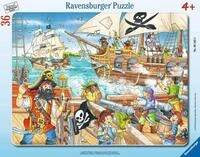Ravensburger Kinderpuzzle - 06165 Angriff der Piraten - Rahmenpuzzle f&uuml;r Kinder ab 4