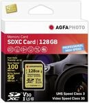 Agfa 10607 Professional HIGH Speed SDXC Class 10 UHS I U3 V30 Speicherkarte