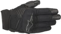 Alpinestars Motorradhandschuhe Faster Gloves Black Black, Schwarz/Schwarz, XXL