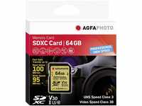 Agfa 10606 64GB microSDXC UHS I Speicherkarte SDXC