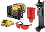 DEWALT 12 Volt Akku-5-Punkt/Kreuzlinienlaser DCE0825D1R (selbstnivellierender...