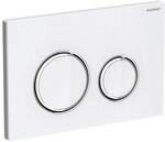 Geberit Sigma 21 Dr&uuml;ckerplatte Glas Wei&szlig;/Chrom/Glas Wei&szlig; f&uuml;r UP720, UP320,...