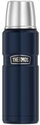 Thermos Stainless King Thermosflasche blau 0,47l - Edelstahl, absolut dicht, mit
