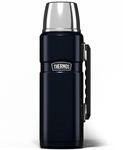 Thermos Stainless King Thermosflasche blau 1,20l - Edelstahl, absolut dicht, mit