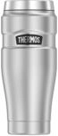 THERMOS STAINLESS KING Thermobecher 0,47 l, 7 h hei&szlig;, stainless steel | 18h kalt,