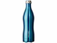 Dowabo Metallic Blue Isolierflasche, 750 ml