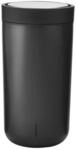 Stelton Termobecher to-Go Click Stahl Kaffeebecher, 0.2 l. - Black/Metallic...