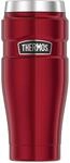 Thermos Stainless King Thermobecher aus Edelstahl rot 0,47l - Coffee to Go Becher,