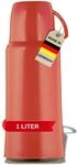 Helios Elegance Thermoskanne Rot 1,0 l &ndash; 6h Hei&szlig; - H&auml;lt Getr&auml;nke hei&szlig; & kalt -