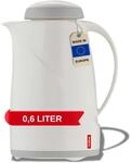 Helios Wave Thermoskanne Wei&szlig; 0,6L - 6h Hei&szlig; - H&auml;lt Getr&auml;nke hei&szlig; & kalt