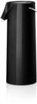 EVA SOLO | Pump-Isolierkanne 1,8l Black | Die Kanne l&auml;sst Sich auf ihrem Fu&szlig; um 360