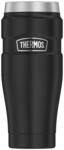 Thermos STAINLESS KING Thermobecher aus Edelstahl schwarz matt 0,47l - Coffee to Go