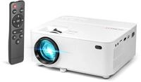 Technaxx Mini LED Beamer mit 1800 Lumen, Multimedia Projektor 32&ndash;176 Zoll, HDMI USB