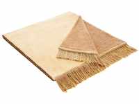 Bocasa Biederlack Sesselschoner Cotton Cover aus Baumwolle, Salt & Pepper Beige,