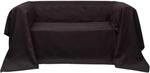 vidaXL Tagesdecke Decke Plaid Sessel Sofa&uuml;berwurf Wildlederoptik 140 x 210 cm