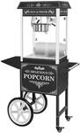 Royal Catering Popcornmaschine mit Wagen, Unterschrank und Ablage Retro-Design...