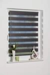 K-home 233150-4 Klemmfix Doppelrollo Madrid ohne Bohren Grau 70 x 150 cm (B x L)