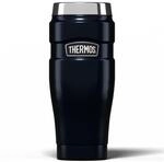 THERMOS STAINLESS KING Thermobecher aus Edelstahl blau 0,47l - Coffee to Go Becher,