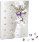 VALIOSA Merry Christmas Mode-Schmuck Adventskalender mit Halskette, Armband + 22