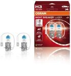 Osram Night Breaker Laser H3, +150 Prozent Mehr Helligkeit,