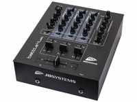 JB Systems BATTLE4-USB 4-Kanal DJ Mixer mit 9 Eingängen verteilt auf 4 Kanäle...