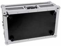 ROADINGER Mixer-Case Profi MCB-19, schräg, sw, 6HE | Flightcase für 483-mm-Geräte