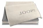Joop! Wohndecke Melange zweiseitig Silber Natur 150x200 cm
