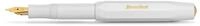 Kaweco CLASSIC SPORT F&uuml;llhalter White mit vergoldeter Edelstahlfeder und