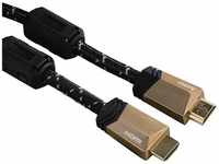Hama HDMI Anschlusskabel [1x HDMI-Stecker - 1x HDMI-Stecker] 1.5m Schwarz