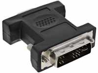 InLine 17780 DVI-A Adapter, Analog 12+5 Stecker auf 15pol HD Buchse (VGA)