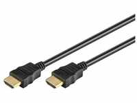 Goobay 51827 HDMI High Speed Kabel mit Ethernet, 4K, Ultra-HD, Full-HD, 3D,