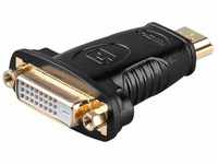 Goobay 68930 HDMI/DVI-D Adapter, Vergoldet