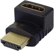 PremiumCord Adapter HDMI Stecker auf Buchse M/ F im rechten Winkel von 90 &deg; gebogen