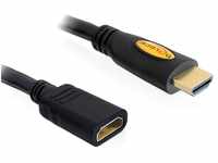 Delock High Speed HDMI-Kabel mit Ethernet Verlängerung (A-Stecker/Buchse, 1m)